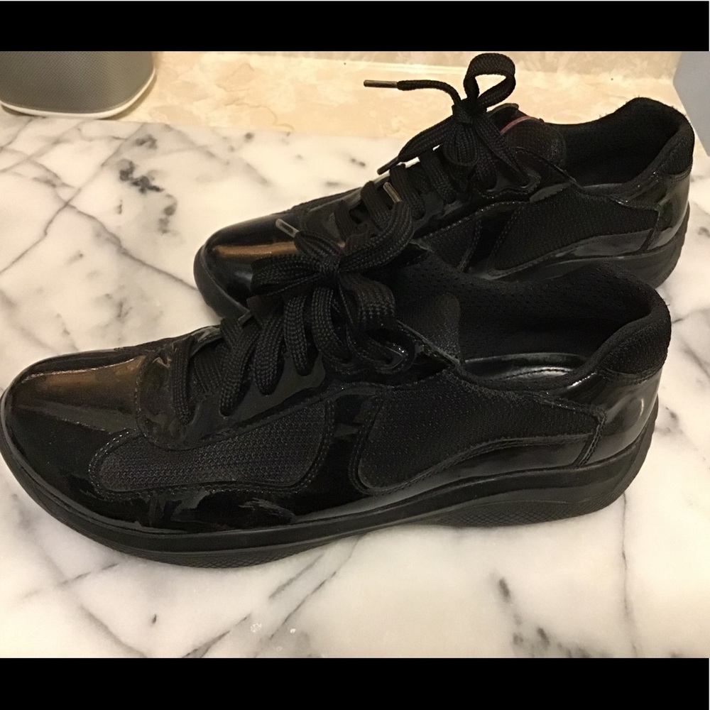Prada America’s Cup Patent Leather